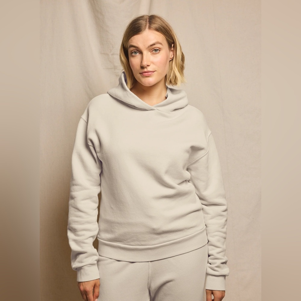 Perfectwhitetee Heart cotton fleece pullover hoodie
